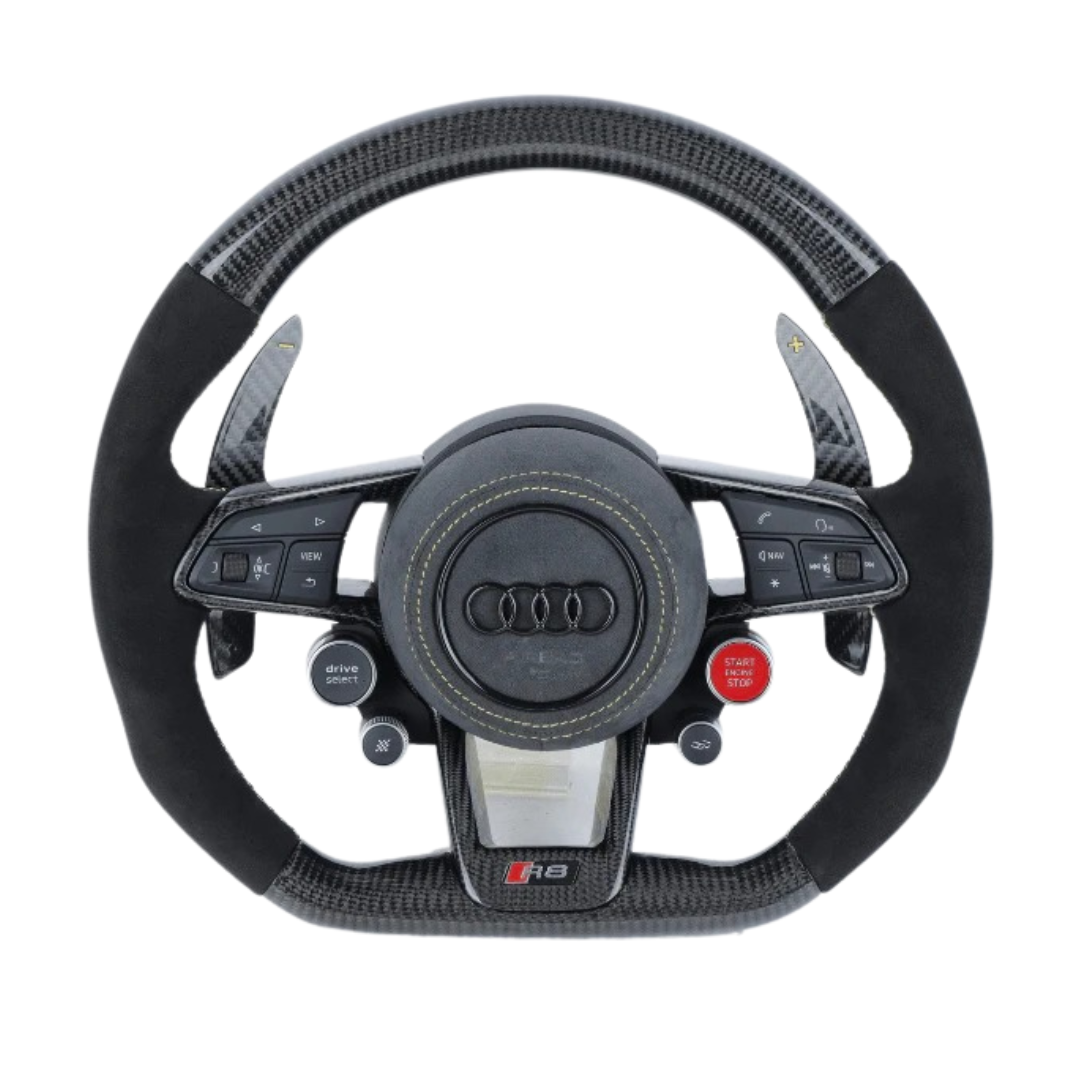 Audi R8 Gen 2 4S & Audi 8S TT / TTRS Carbon Fiber Steering Wheel - Customizable