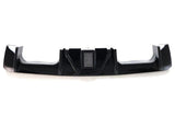 BMW G80 G82 M3 M4 Gloss Black Rear Bumper Diffuser with LED Rainlight