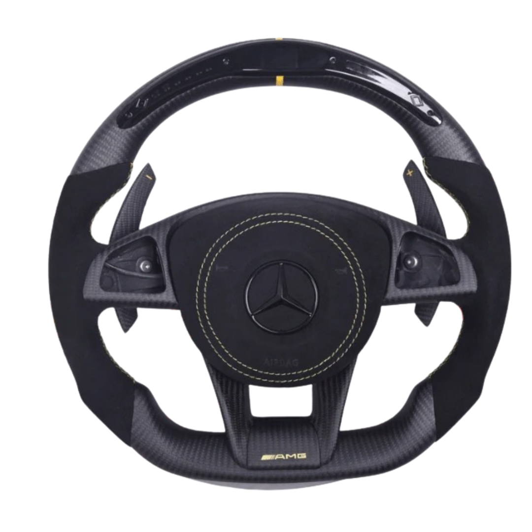 Mercedes-Benz (W205) Carbon Fiber Steering Wheel – Customizable