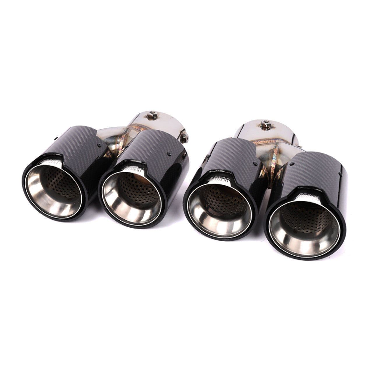 M Performance Carbon Quad Exhaust Tips for BMW M240i, M340i, M440i