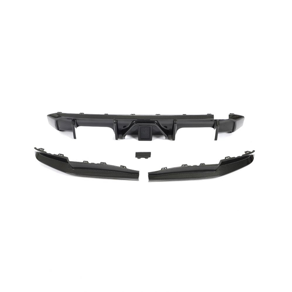 BMW G80 M3 / G82 M4 / G83 M4 Carbon Fiber Rear Diffuser with Integrated Rainlight