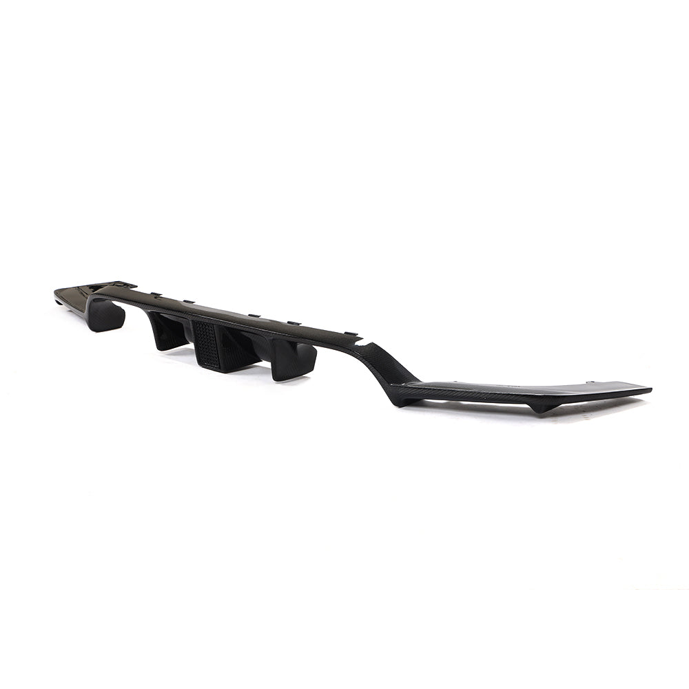 BMW F80/F81 M3 & F82/F83 M4 Carbon Fiber Rear Diffuser with LED Rainlight (2015-2020)