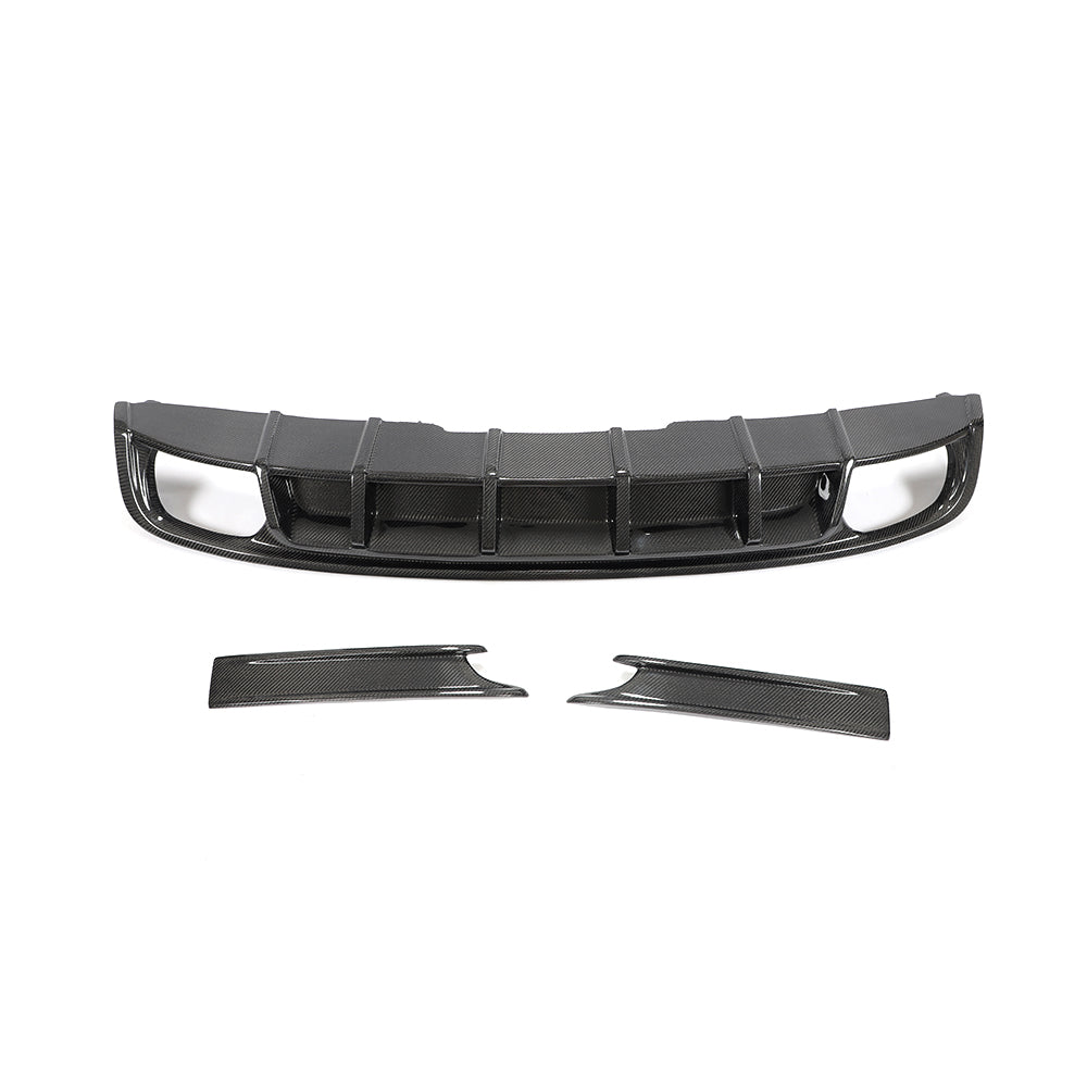 Audi A4 S-Line / S4 B9 ABT Style Carbon Fiber Rear Diffuser (2017–2019)