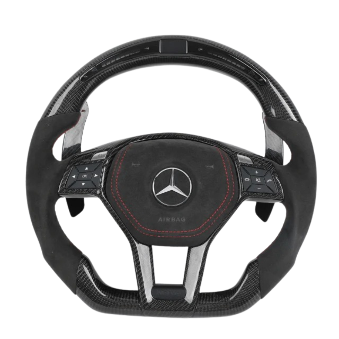 Mercedes-Benz (W204) Carbon Fiber Steering Wheel – Customizable